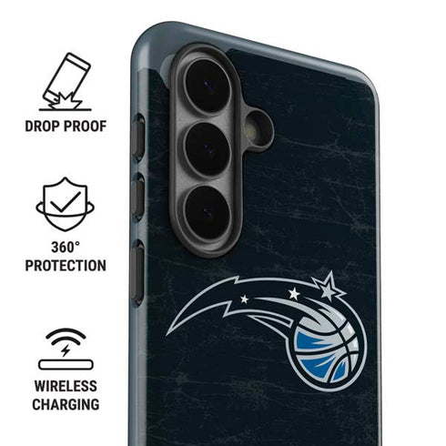 NBA Orlando Magic Black Secondary Logo Galaxy S26 Plus Impact Case