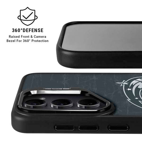 NBA Orlando Magic Black Secondary Logo Galaxy S26 Plus Kickstand Case