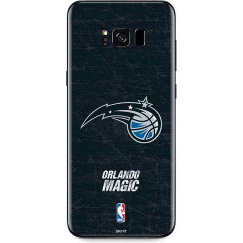 NBA Orlando Magic Black Secondary Logo Galaxy S8 Skin