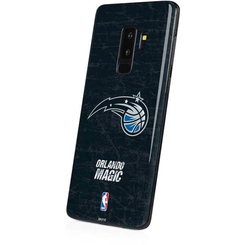 NBA Orlando Magic Black Secondary Logo Galaxy S9 Plus Skin