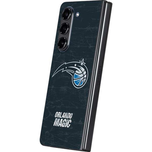NBA Orlando Magic Black Secondary Logo Galaxy Z Fold5 5G Skin