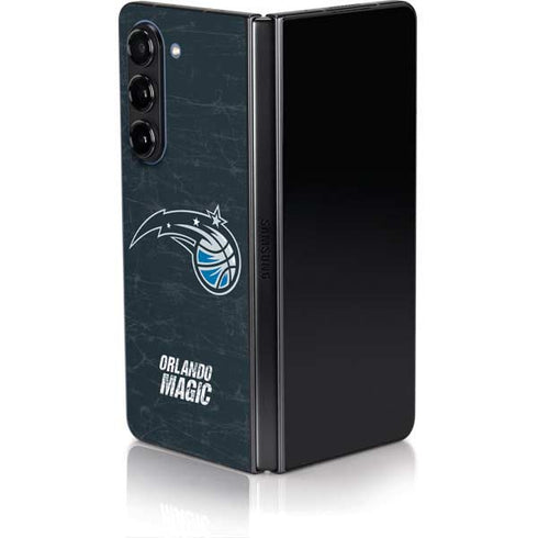 NBA Orlando Magic Black Secondary Logo Galaxy Z Fold5 5G Skin