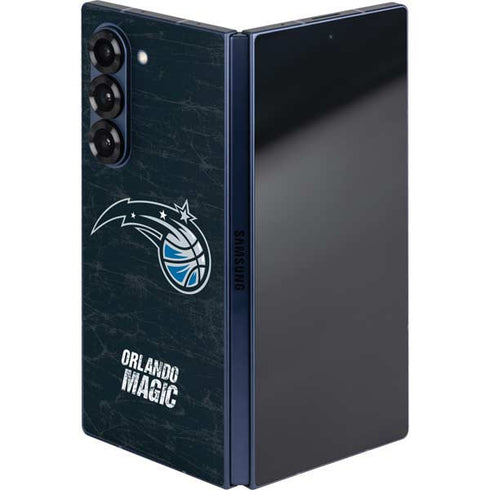 NBA Orlando Magic Black Secondary Logo Galaxy Z Fold6 Skin