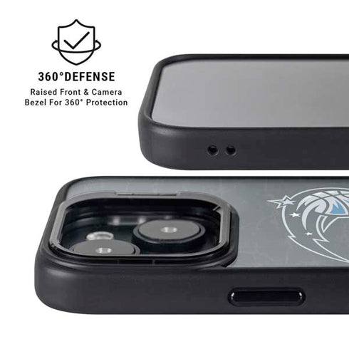 NBA Orlando Magic Black Secondary Logo iPhone 14 Kickstand Case