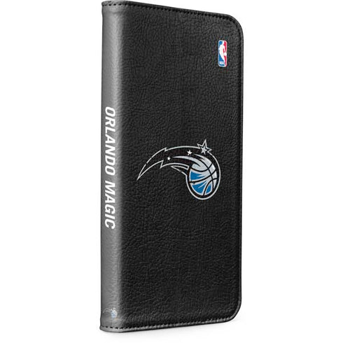 NBA Orlando Magic Black Secondary Logo iPhone 15 Plus Folio Case