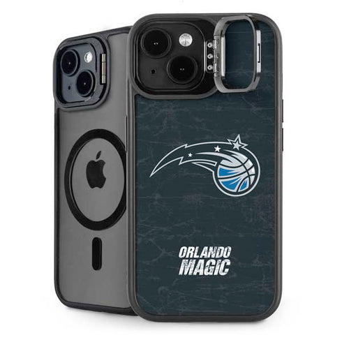 NBA Orlando Magic Black Secondary Logo iPhone 15 Plus Kickstand Case