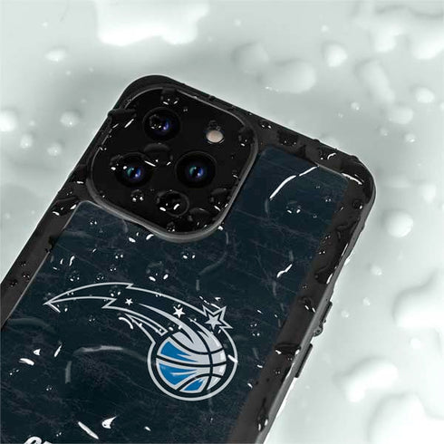 NBA Orlando Magic Black Secondary Logo iPhone 15 Pro Waterproof Case