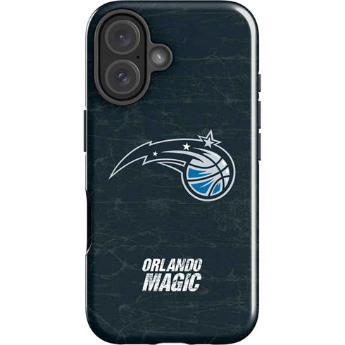 NBA Orlando Magic Black Secondary Logo iPhone 16 Impact Case
