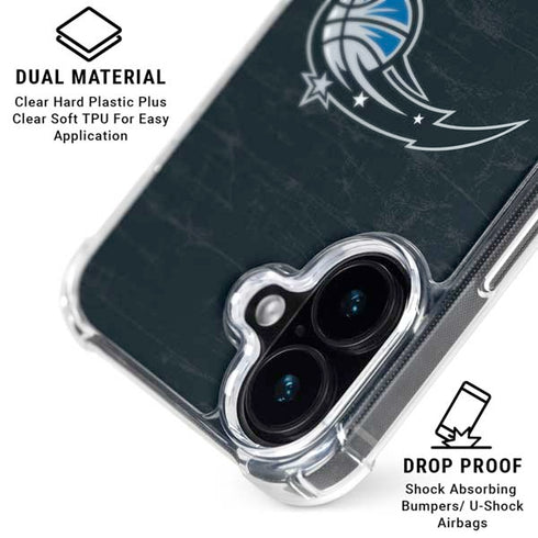 NBA Orlando Magic Black Secondary Logo iPhone 16 MagSafe Case