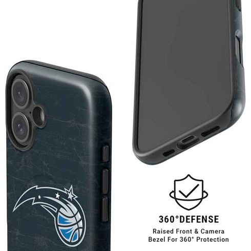 NBA Orlando Magic Black Secondary Logo iPhone 16 Magsafe Impact Case