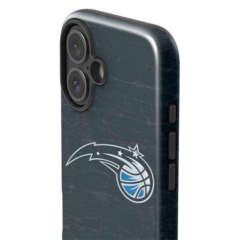 NBA Orlando Magic Black Secondary Logo iPhone 16 Plus Impact Case