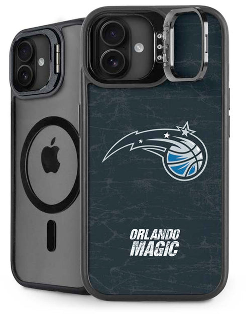 NBA Orlando Magic Black Secondary Logo iPhone 16 Plus Kickstand Case