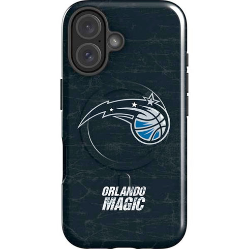 NBA Orlando Magic Black Secondary Logo iPhone 16 Plus Magsafe Impact Case