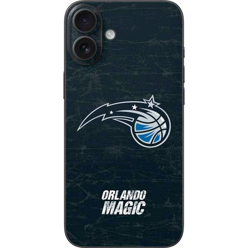 NBA Orlando Magic Black Secondary Logo iPhone 16 Plus Skin