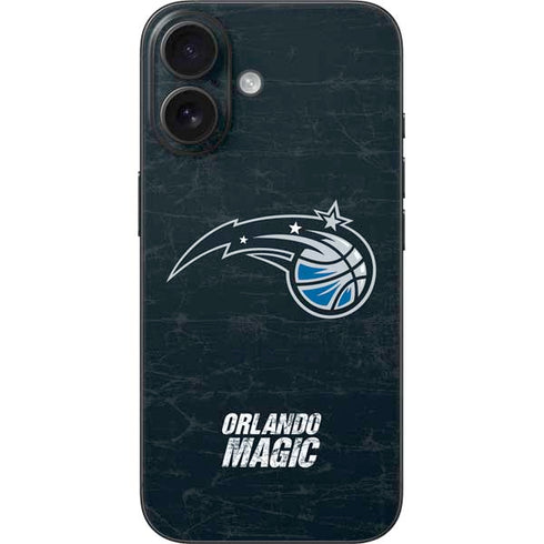 NBA Orlando Magic Black Secondary Logo iPhone 16 Skin