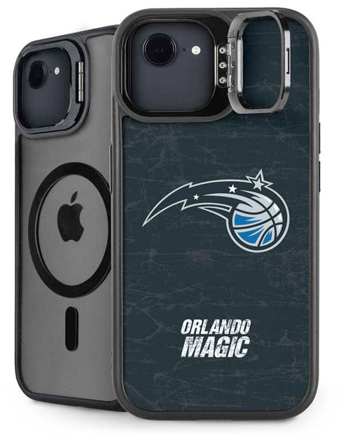 NBA Orlando Magic Black Secondary Logo iPhone 16e Kickstand Case