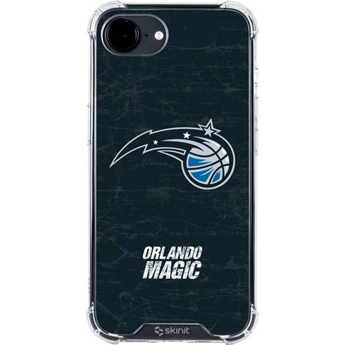 NBA Orlando Magic Black Secondary Logo iPhone 16e Clear Case