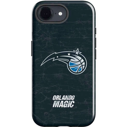 NBA Orlando Magic Black Secondary Logo iPhone 16e Impact Case