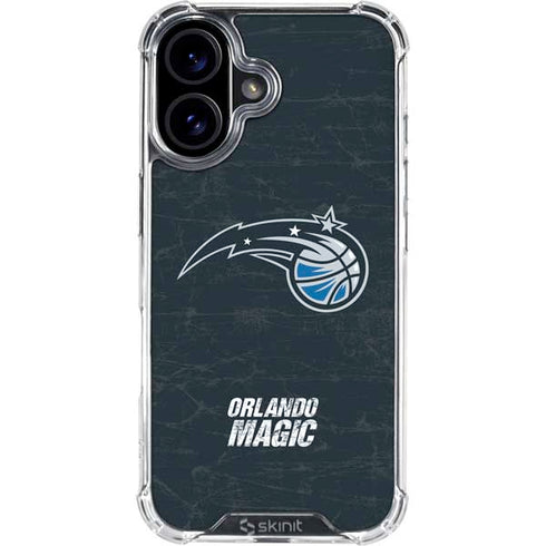 NBA Orlando Magic Black Secondary Logo iPhone 17 Clear Case