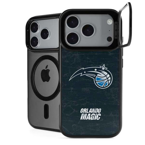 NBA Orlando Magic Black Secondary Logo iPhone 18 Pro Kickstand Case