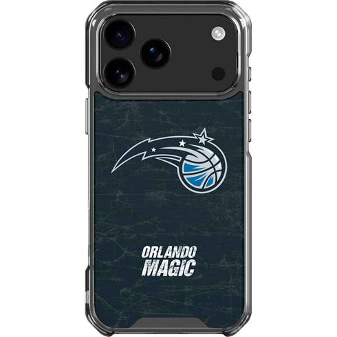 NBA Orlando Magic Black Secondary Logo iPhone 18 Pro Max Clear Case