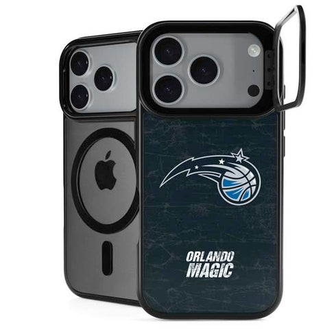 NBA Orlando Magic Black Secondary Logo iPhone 18 Pro Max Kickstand Case