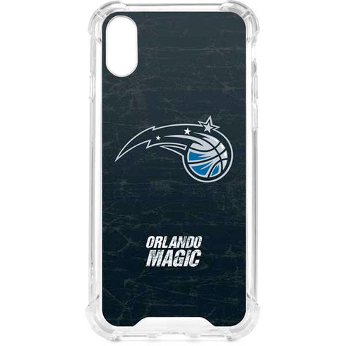 NBA Orlando Magic Black Secondary Logo iPhone XS Clear Case