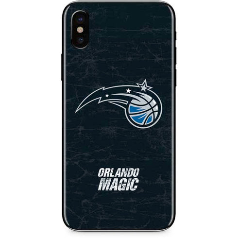 NBA Orlando Magic Black Secondary Logo iPhone XS Skin
