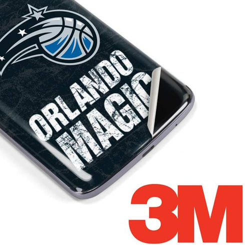 NBA Orlando Magic Black Secondary Logo Moto E5 Plus Skin