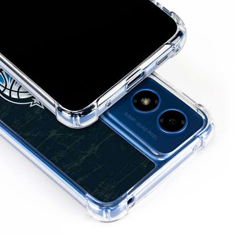 NBA Orlando Magic Black Secondary Logo Moto G 5G (2024) Clear Case