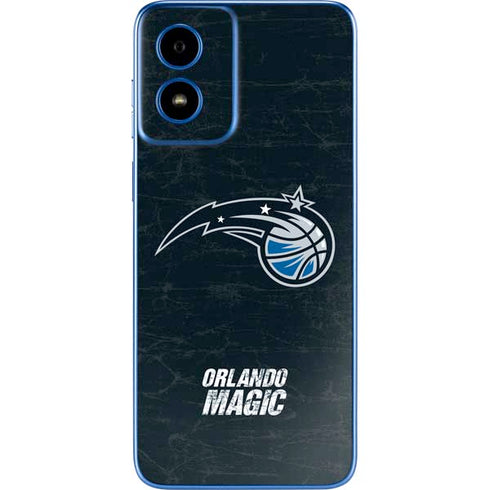 NBA Orlando Magic Black Secondary Logo Moto G Play 4G (2024) Skin