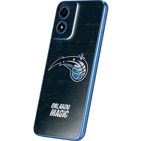 NBA Orlando Magic Black Secondary Logo Moto G Play 4G (2024) Skin