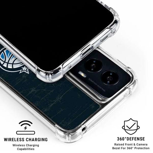 NBA Orlando Magic Black Secondary Logo Moto G Power 5G (2024) Clear Case