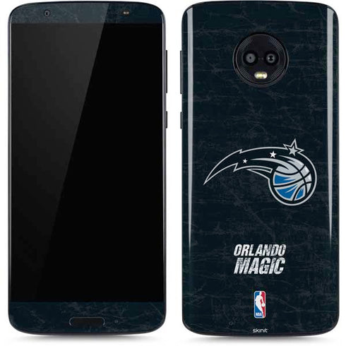 NBA Orlando Magic Black Secondary Logo Moto G6 Skin