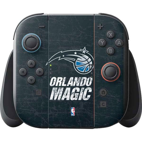 NBA Orlando Magic Black Secondary Logo Nintendo Switch 2 (2025) with Joy-Con Skin