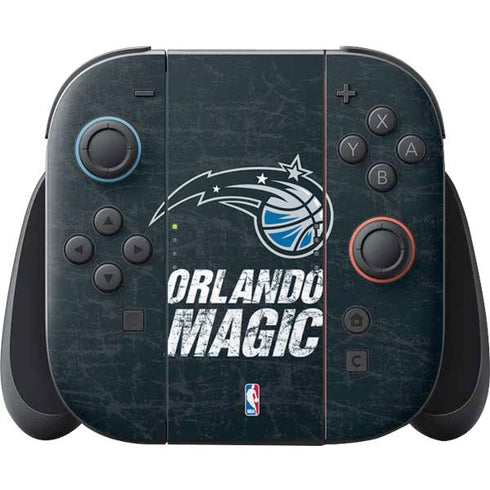 NBA Orlando Magic Black Secondary Logo Nintendo Skins
