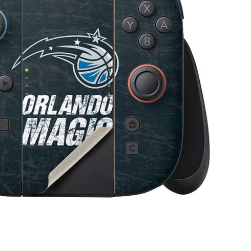 NBA Orlando Magic Black Secondary Logo Nintendo Switch 2 (2025) Joy-Con Controller Skin