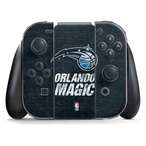 NBA Orlando Magic Black Secondary Logo Nintendo Skins