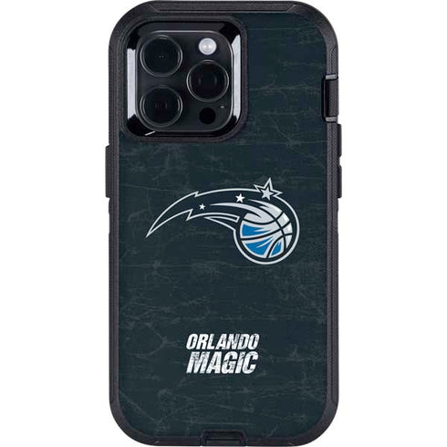 NBA Orlando Magic Black Secondary Logo Otterbox Defender iPhone Skin