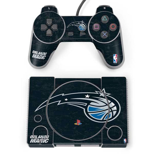 NBA Orlando Magic Black Secondary Logo PlayStation Classic Bundle Skin