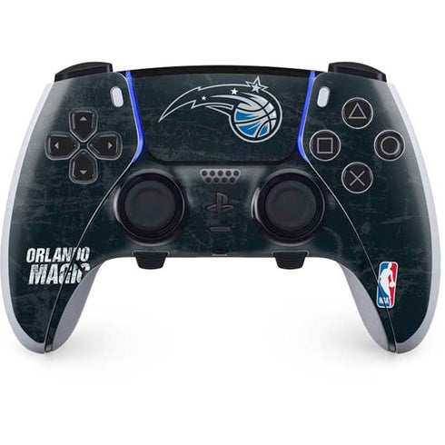 NBA Orlando Magic Black Secondary Logo PS5 DualSense Edge Pro Controller Skin