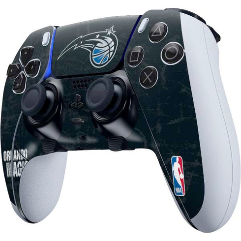 NBA Orlando Magic Black Secondary Logo PS5 DualSense Edge Pro Controller Skin