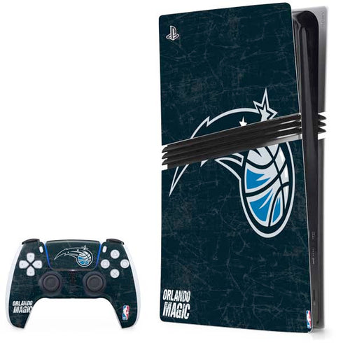 NBA Orlando Magic Black Secondary Logo PS5 Pro Bundle Skin