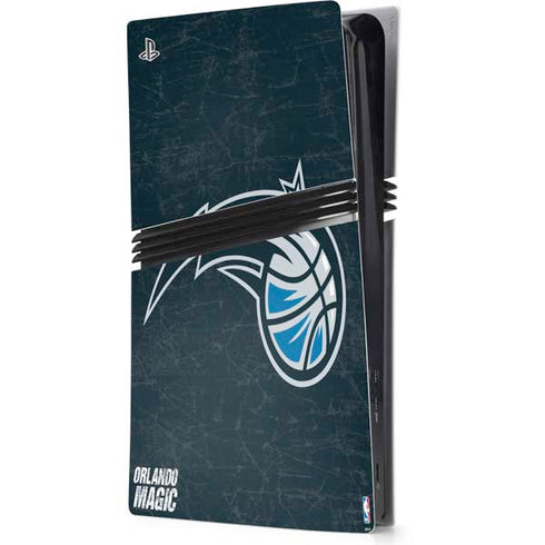 NBA Orlando Magic Black Secondary Logo PS5 Pro Console Skin