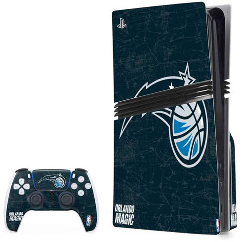 NBA Orlando Magic Black Secondary Logo PlayStation PS5 Skins
