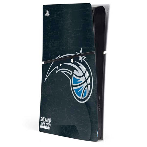 NBA Orlando Magic Black Secondary Logo PS5 Slim Digital Edition Console Skin