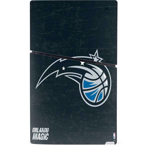 NBA Orlando Magic Black Secondary Logo PS5 Slim Digital Edition Console Skin
