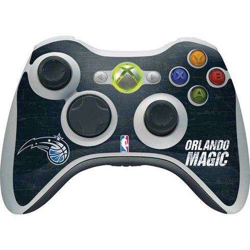 NBA Orlando Magic Black Secondary Logo Xbox 360 Wireless Controller Skin