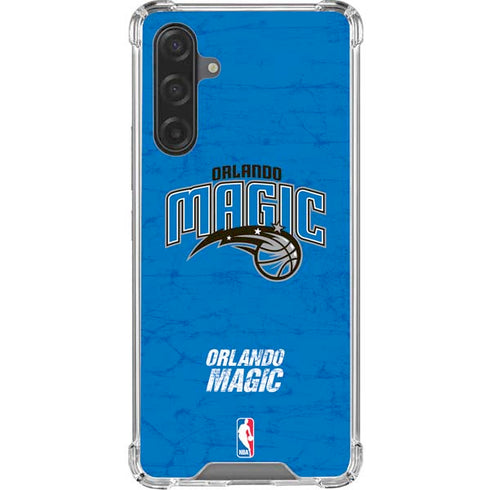NBA Orlando Magic Blue Primary Logo Galaxy A17 Clear Case