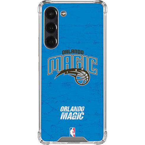 NBA Orlando Magic Blue Primary Logo Galaxy S24 FE Clear Case